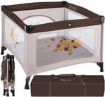 tectake&reg; Baby Laufstall, stabil und kompakt faltbar, mit atmungsaktivem Mesh-Gewebe,