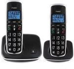 Fysic DECT-Telefon f&uuml;r Senioren FX-6020 mit gro&szlig;e Tasten und 2 Mobilteilen