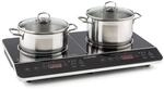 VariCook Slim Doppel-Induktionskochplatte 3500 W Timer 240&deg; C Touch 3500 W