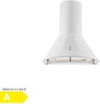 Lumio Neo Retro-Dunstabzugshaube 60cm 610m&sup3;/h A Edelstahl wei&szlig; Wei&szlig;