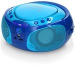Lenco SCD-650BU - Tragbares FM-Radio mit CD/MP3-Player - USB-Anschlu&szlig; - Karaoke -