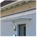 HOME DELUXE Glasvordach RENMA - 150 x 90 cm