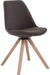 CLP Retrostuhl Troyes Square Mit Stoffbezug Und Hochwertiger Polsterung I...