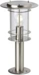 BRILLIANT Lampe York Au&szlig;ensockelleuchte 40cm edelstahl 1x A60, E27, 40W, geeignet