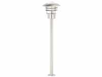BRILLIANT Lampe Terrence Außenstandleuchte edelstahl 1x A60, E27, 60W, geeignet