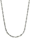 Zeeme Basic Halskette Silber 925 Singapurkette 45cm lang