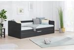 TiCAA Funktionsbett Sofabett "Melinda" Kiefer massiv