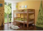 TiCAA Etagenbett "Lupo" Buche Natur