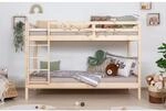 TiCAA Etagenbett Stockbett Rene Kiefer massiv Natur