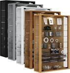 VCM Glasvitrine h&auml;ngend Vitrine Glas mit ESG-Sicherheitsglas Ma&szlig;e: H. 91 x B.