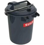 Sulo Systemm&uuml;lleimer 35l grau Kunststoff, m.Alu-B&uuml;gel