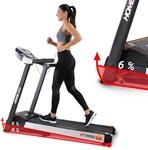 Miweba Sports Laufband Home Track HT1000F, klappbar, mit Steigung, 1-16km/h,