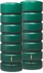 Garantia CLASSICO Regentonnen-Set 1300 L, dunkelgr&uuml;n