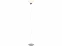 BRILLIANT Lampe Spari LED Deckenfluter silber/weiß 1x LED-A60, E27, 9.5W