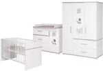 roba Kinderzimmerset 'Moritz&lsquo;, 3-teilig, mit Kinderbett ca. 70 x 140 cm,