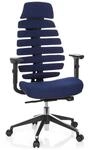 hjh OFFICE Profi B&uuml;rostuhl ERGO LINE II PRO Stoff mit Armlehnen (h&ouml;henverstellbar)