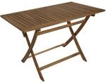 DEGAMO Klapptisch TOBAGO 70x120cm rechteckig, Akazie ge&ouml;lt