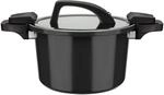 GSW Energiespartopf Gourmet Nero 24cm, 6 L
