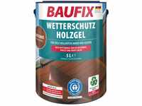 BAUFIX Wetterschutz-Holzgel kastanie seidenglänzend, 5 Liter, Holzlasur