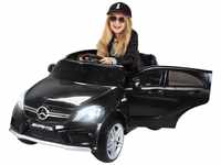 Kinder-Elektroauto Mercedes AMG A45, Fernbedienung, LED, EVA-Reifen, 2x45 Watt,...