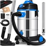 Masko&reg; Industriestaubsauger Staubsauger Nass Trocken Sauger Edelstahl max....