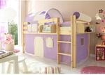 TiCAA Hochbett "Malte" Kiefer Natur Classic