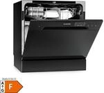 Amazonia 8 Geschirrsp&uuml;lmaschine 1620 Watt 8 Ma&szlig;gedecke 49 dB Schwarz
