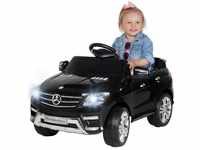 Kinder-Elektroauto Mercedes ML 350, lizenziert, Fernbedienung, 2x 25-Watt-Motor,