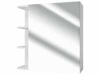 VICCO Badspiegel FYNN 62 x 64 cm weiß - Spiegel Spiegelschrank Wandspiegel