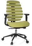 hjh OFFICE Profi B&uuml;rostuhl ERGO LINE II Stoff mit Armlehnen
