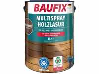 BAUFIX Multispray Holzlasur palisander seidenglänzend, 5 Liter, Holzlasur