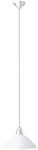 BRILLIANT Lampe Logo Pendelleuchte 35cm wei&szlig; 1x A60, E27, 60W, geeignet f&uuml;r