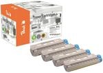Peach O4386/87/36/85 4 Toner (bk, c/m/y) ersetzt OKI 43865721-24 f&uuml;r z.B. OKI C