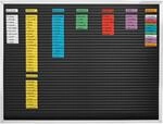 magnetoplan Steckplaner - 61 Bahnen, 960 x 774 mm