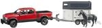 Bruder bruder 02501 RAM 2500 Power Wagon + Pferdeanh&auml;nger mit Pferd