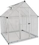 Palram - Canopia Hybrid Gew&auml;chshaus, silber in cm 186x185x208 (LxBxH)