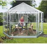 Vitavia Gew&auml;chshaus Hera 9000 Alu blank, mit Einscheibensicherheitsglas