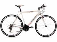 KS Cycling Fitnessrad 21 Gänge Fitness-Bike Lightspeed (White) 28 Zoll