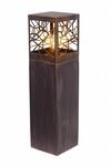 BRILLIANT Lampe Whitney Au&szlig;ensockelleuchte 59cm rostfarbend 1x A60, E27, 60W,