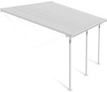 Palram Canopia Feria Terrassen&uuml;berdachung wei&szlig; 425x298x260-305 in cm (LxBxH)