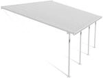 Palram Canopia Feria Terrassen&uuml;berdachung wei&szlig; 606x387x260 - 305 in cm (LxBxH)
