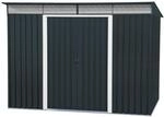 Duramax Metall Gartenhaus 263x174 Ger&auml;teschuppen Garten Ger&auml;tehaus Schiebet&uuml;r, H.