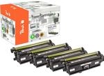 Peach HP 508 X 4 Toner XL (bk, c/m/y) ersetzt HP No. 508X, CF360X, CF361X, CF362X,