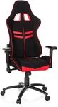 hjh OFFICE Gamingstuhl LEAGUE PRO I Stoff mit Armlehnen (h&ouml;henverstellbar)