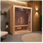 HOME DELUXE Infrarotkabine mit Vollspektrumstrahler SAHARA L - 150 x 120 cm...