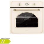Victoria Einbaubackofen Retro-Design 9 Funktionen 50-250&deg;C elfenbein Elfenbein