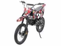Kinder-Crossbike Predator, Benzin-Kindermotorrad, 125ccm, Scheibenbremsen,