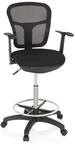 hjh OFFICE Counterstuhl TOP WORK 108 Stoff / Netzstoff mit Armlehnen