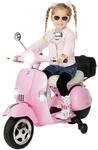 Kinder-Elektroroller Vespa, lizenziert, EVA-Reifen, LED-Scheinwerfer, Koffer,