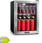 Beersafe M K&uuml;hlschrank 33 Liter 2 B&ouml;den Panoramaglast&uuml;r Edelstahl